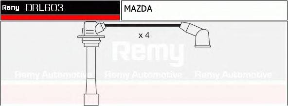DELCO REMY DRL603 Комплект дротів запалювання