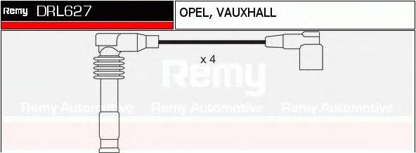 DELCO REMY DRL627 Комплект дротів запалювання