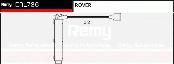 DELCO REMY DRL736 Комплект дротів запалювання