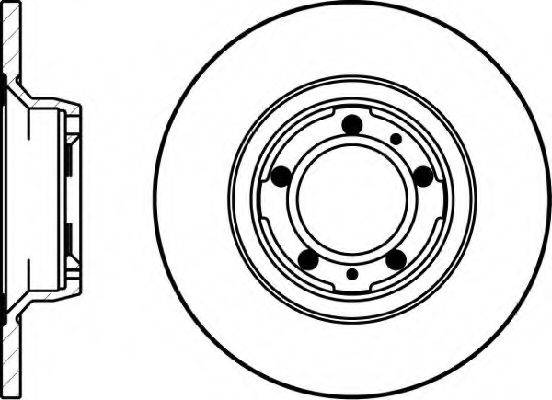 PAGID 50115 гальмівний диск