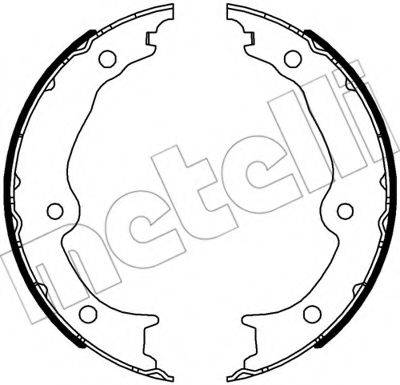 METELLI 530541 Комплект гальмівних колодок, стоянкова гальмівна система