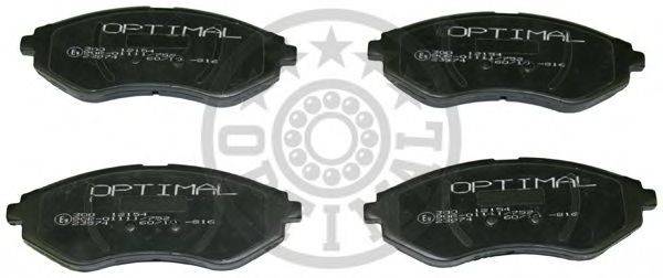 OPTIMAL 12154 Комплект гальмівних колодок, дискове гальмо