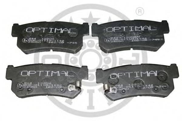 OPTIMAL 12209 Комплект гальмівних колодок, дискове гальмо