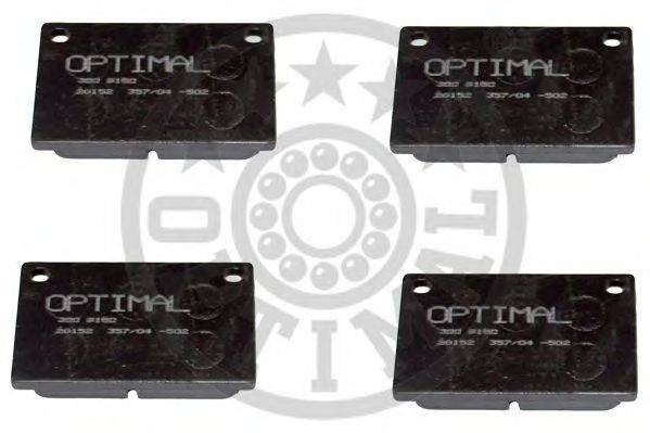 OPTIMAL 9150 Комплект гальмівних колодок, дискове гальмо