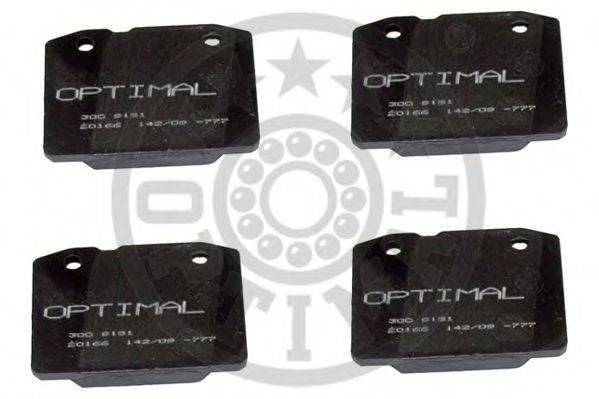 OPTIMAL 9151 Комплект гальмівних колодок, дискове гальмо