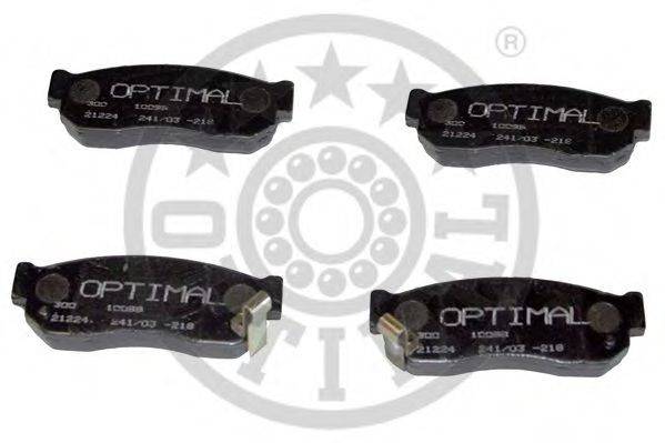 OPTIMAL 9382 Комплект гальмівних колодок, дискове гальмо
