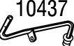 WALKER 10437 Напірний трубопровід, датчик тиску (саж./част. фільтр)