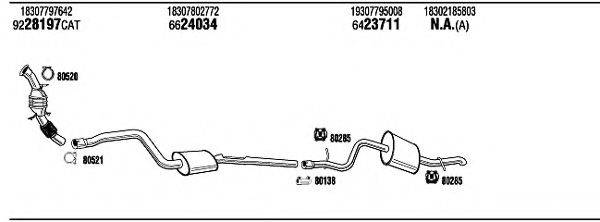 WALKER BWH22534A Система випуску ОГ