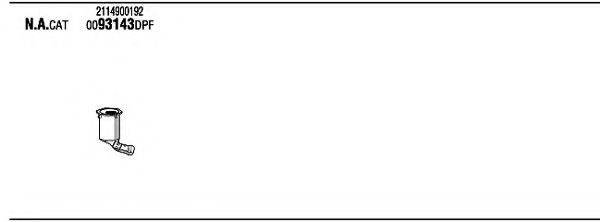 WALKER MBK23284BA Система випуску ОГ