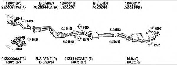 FONOS BWK15452A Система випуску ОГ