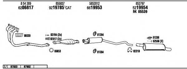 FONOS OP45176 Система випуску ОГ
