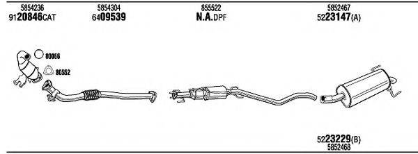 FONOS OPH18072BB Система випуску ОГ