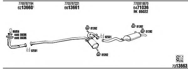 FONOS RE19137 Система випуску ОГ