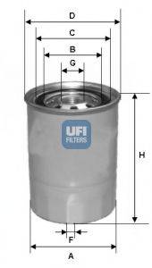 UFI 2433900 Паливний фільтр