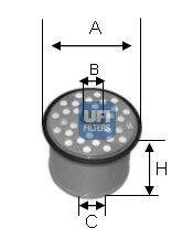 UFI 2439000 Паливний фільтр