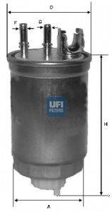 UFI 2441200 Паливний фільтр