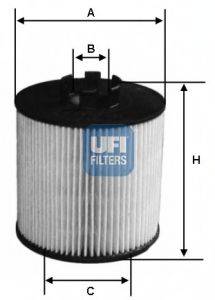 UFI 2501200 Масляний фільтр