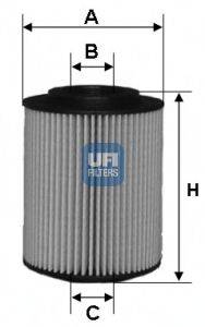 UFI 2505400 Масляний фільтр