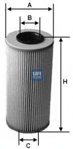 UFI 2558700 Масляний фільтр