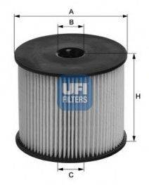 UFI 2600300 Паливний фільтр
