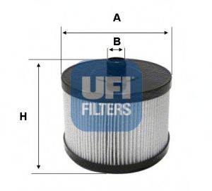 UFI 2602200 Паливний фільтр
