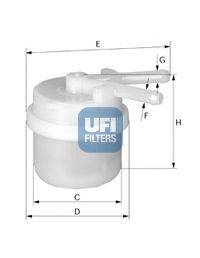 UFI 3100600 Паливний фільтр