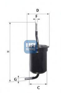 UFI 3151700 Паливний фільтр