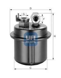 UFI 3153700 Паливний фільтр