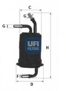 UFI 3176200 Паливний фільтр