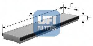 UFI 5301600 Фільтр, повітря у внутрішньому просторі