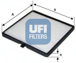 UFI 5311600 Фільтр, повітря у внутрішньому просторі