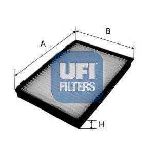 UFI 5315100 Фільтр, повітря у внутрішньому просторі
