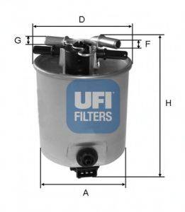 UFI 2402501 Паливний фільтр