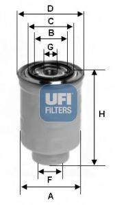 UFI 2444601 Паливний фільтр