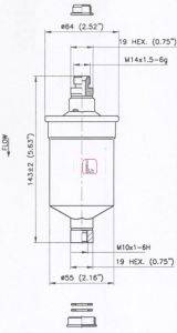 SOFIMA S1676B Паливний фільтр