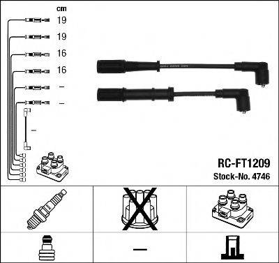 NGK 4746 Комплект дротів запалювання