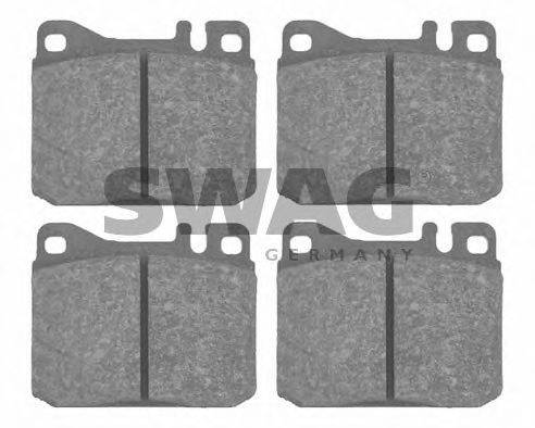 SWAG 10916045 Комплект гальмівних колодок, дискове гальмо