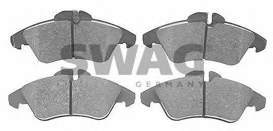 SWAG 21576 Комплект гальмівних колодок, дискове гальмо
