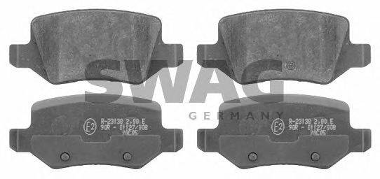 SWAG 23138 Комплект гальмівних колодок, дискове гальмо