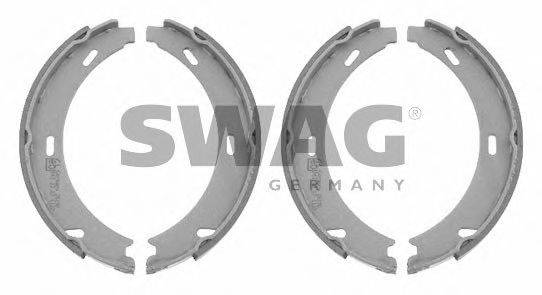 SWAG 10926150 Комплект гальмівних колодок, стоянкова гальмівна система