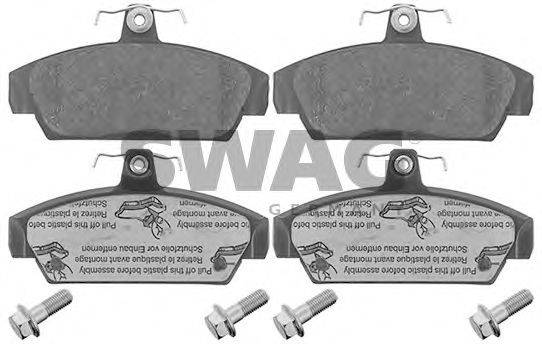 SWAG 22116202 Комплект гальмівних колодок, дискове гальмо