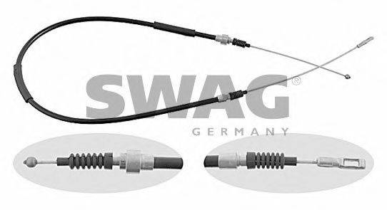 SWAG 30902088 Трос, стоянкова гальмівна система