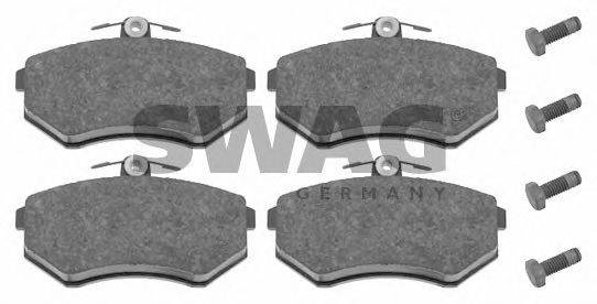 SWAG 30916308 Комплект гальмівних колодок, дискове гальмо