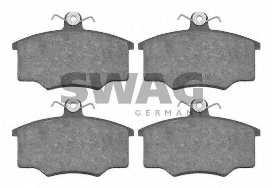 SWAG 30916320 Комплект гальмівних колодок, дискове гальмо