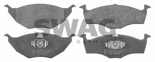 SWAG 23394 Комплект гальмівних колодок, дискове гальмо