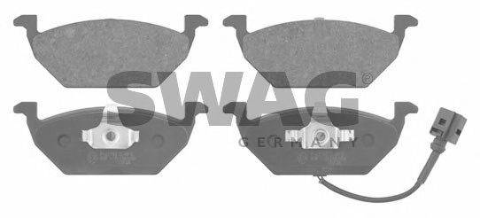 SWAG 30916617 Комплект гальмівних колодок, дискове гальмо