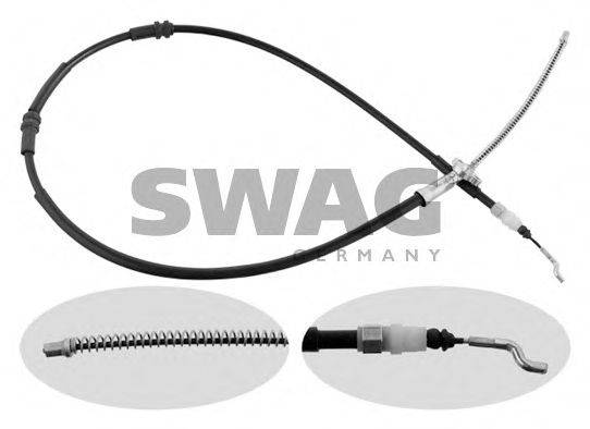 SWAG 30936711 Трос, стоянкова гальмівна система