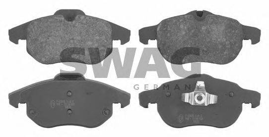 SWAG 23402 Комплект гальмівних колодок, дискове гальмо