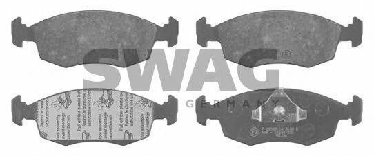 SWAG 50916021 Комплект гальмівних колодок, дискове гальмо