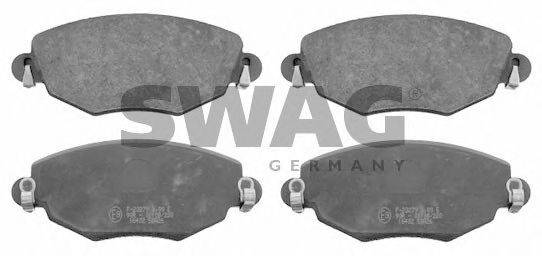 SWAG 23279 Комплект гальмівних колодок, дискове гальмо